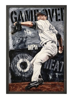 Mariano Rivera Signed and Framed Limited Edition “Game Over” Giclee
